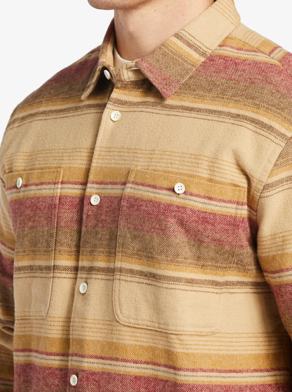 Quiksilver Shirts & Polos|Waterman Lowest Tide Flannel Long Sleeve Top Inscense Lowest Tide