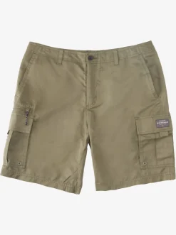 Quiksilver Shorts|Waterman Maldive Atoll Cargo 20" Shorts Dusty Olive