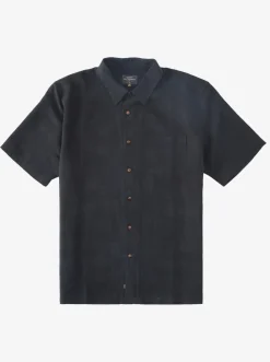 Quiksilver Shirts & Polos|Waterman Manele Bay Short Sleeve Shirt Black