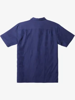 Quiksilver Shirts & Polos|Waterman Manele Bay Short Sleeve Shirt Medieval Blue