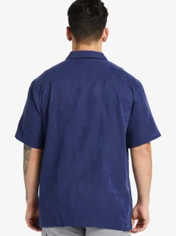 Quiksilver Shirts & Polos|Waterman Manele Bay Short Sleeve Shirt Medieval Blue
