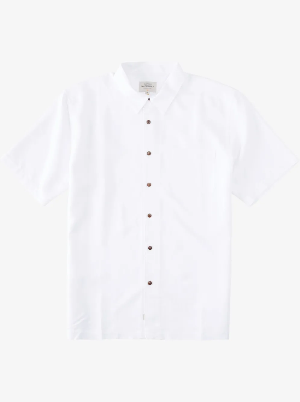 Quiksilver Shirts & Polos|Waterman Manele Bay Short Sleeve Shirt White