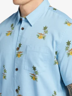 Quiksilver Shirts & Polos|Waterman Micronesia Woven Shirt Micronesia Dusk Blue