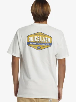 Quiksilver Tees|Waterman Morning Session T-Shirt Snow White