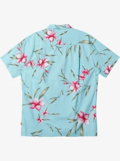 Quiksilver Shirts & Polos|Waterman Night Bloomer Woven Shirt Gulf Stream Night Bloomer