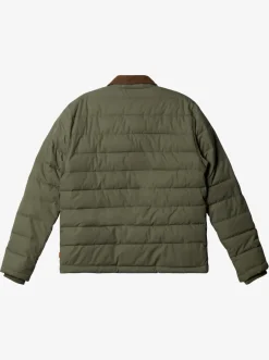 Quiksilver Jackets|Waterman Ocean Caves Lightweight Puffer Jacket Dusty Olive