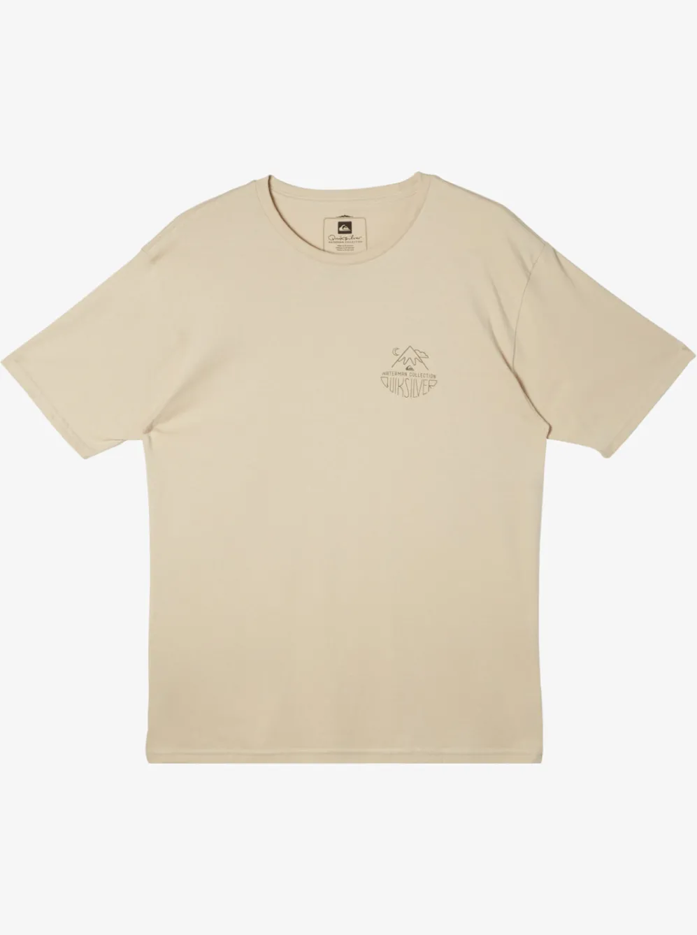 Quiksilver Tees|Waterman Outdoor Livin T-Shirt Brown Rice