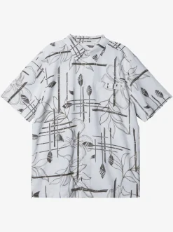 Quiksilver Shirts & Polos|Waterman Paddle Out Short Sleeve Shirt White