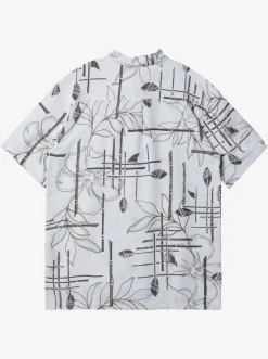 Quiksilver Shirts & Polos|Waterman Paddle Out Short Sleeve Shirt White