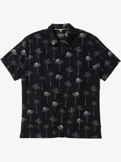 Quiksilver Shirts & Polos|Waterman Palm Friday Woven Shirt Black Palm Friday
