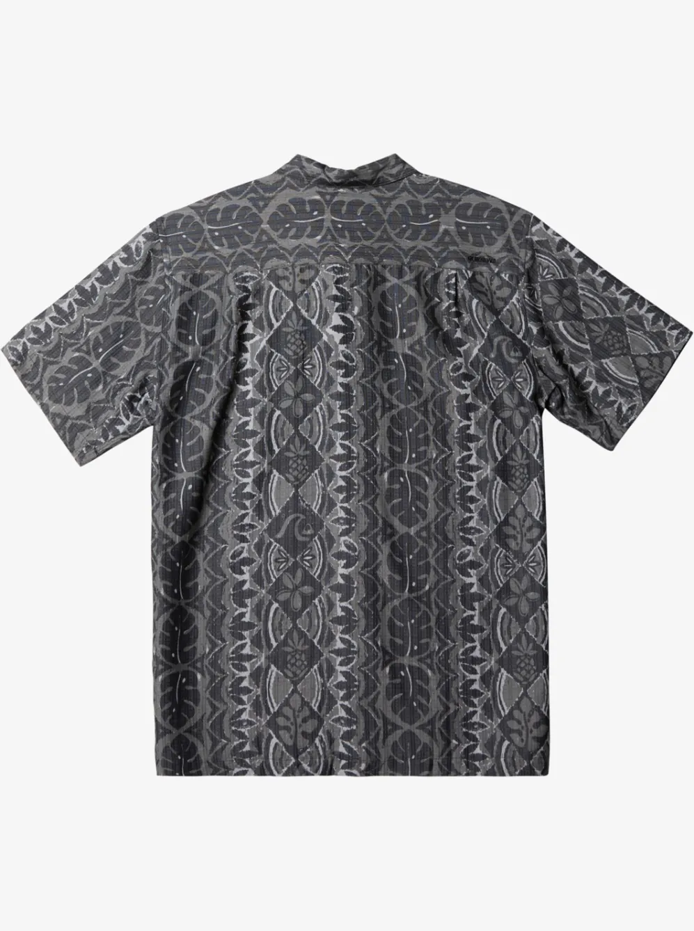 Quiksilver Shirts & Polos|Waterman Paradise Day Short Sleeve Shirt Black Paradise Bay