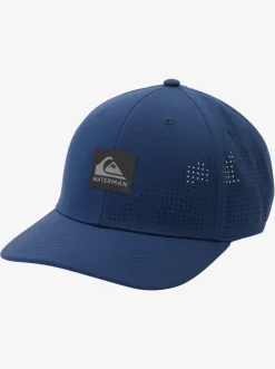 Quiksilver Hats|Waterman Perf Turf Snapback Hat Insignia Blue