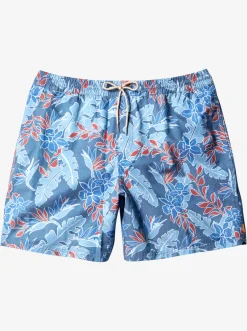 Quiksilver Elastic Waist|Waterman Perfect Feel 17" Volleys Ensign Blue Perfect Feel V