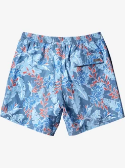 Quiksilver Elastic Waist|Waterman Perfect Feel 17" Volleys Ensign Blue Perfect Feel V