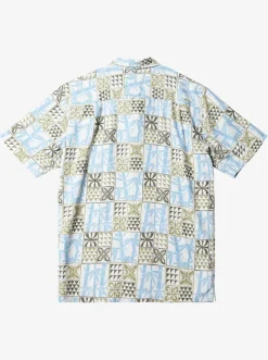 Quiksilver Shirts & Polos|Waterman Plaid Flight Short Sleeve Shirt Tea Checked Flight