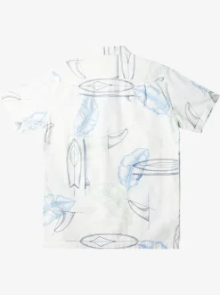 Quiksilver Shirts & Polos|Waterman Right Point Short Sleeve Shirt Antique White Right Point