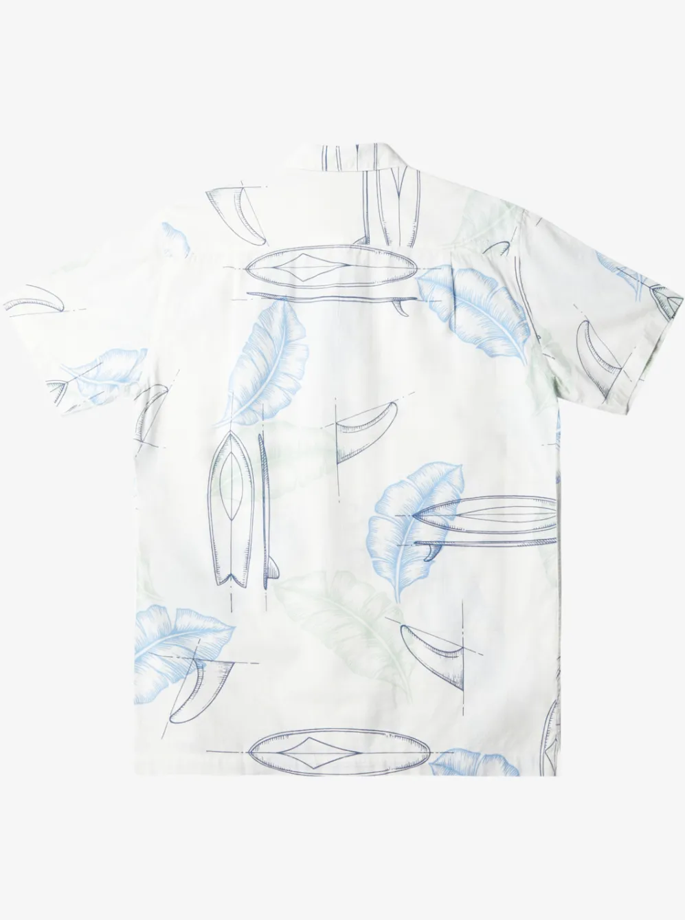 Quiksilver Shirts & Polos|Waterman Right Point Short Sleeve Shirt Antique White Right Point