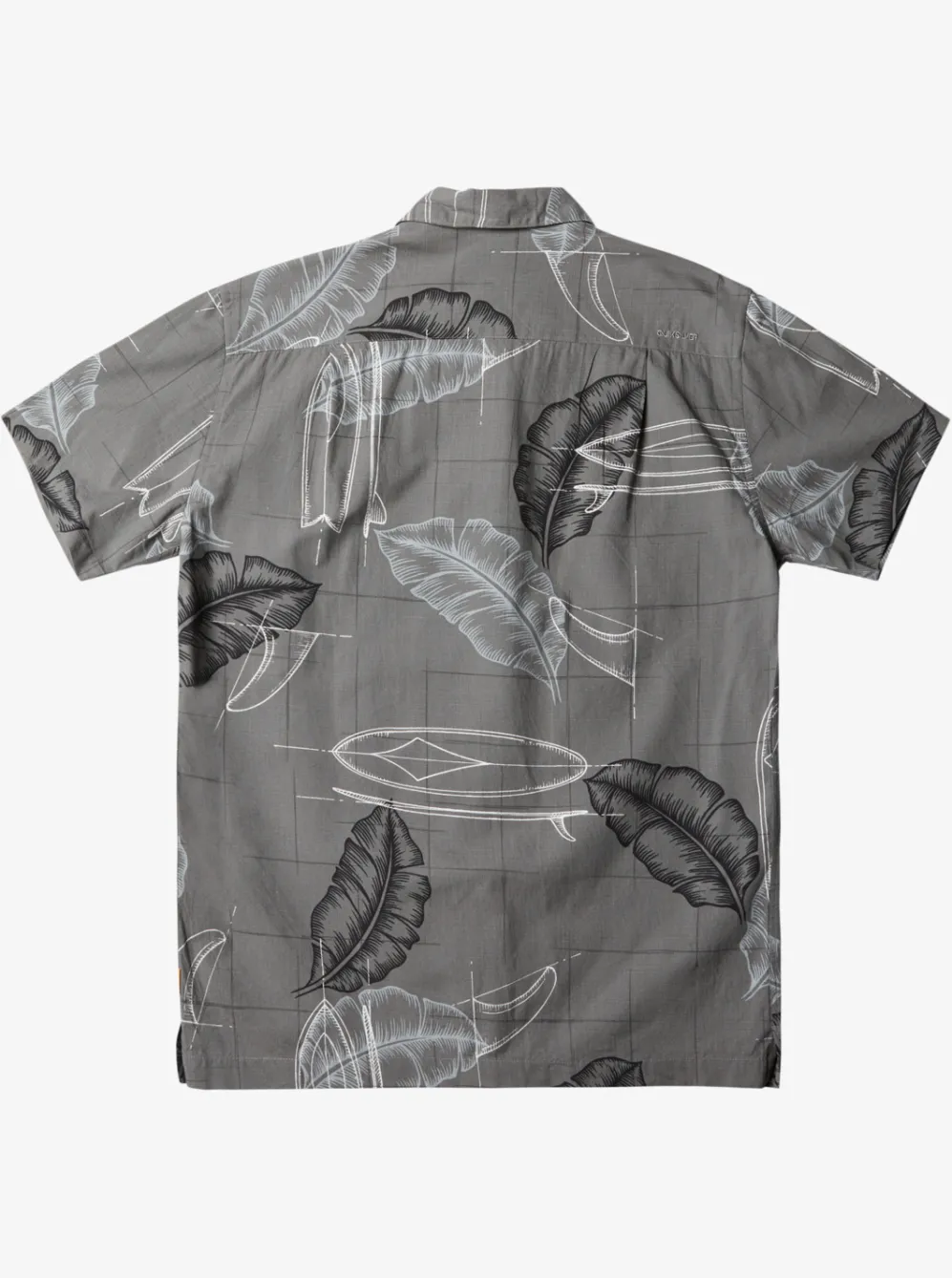 Quiksilver Shirts & Polos|Waterman Right Point Short Sleeve Shirt Granite Gray Right Point