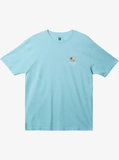 Quiksilver Tees|Waterman Rolling Tide T-Shirt Gulf Stream