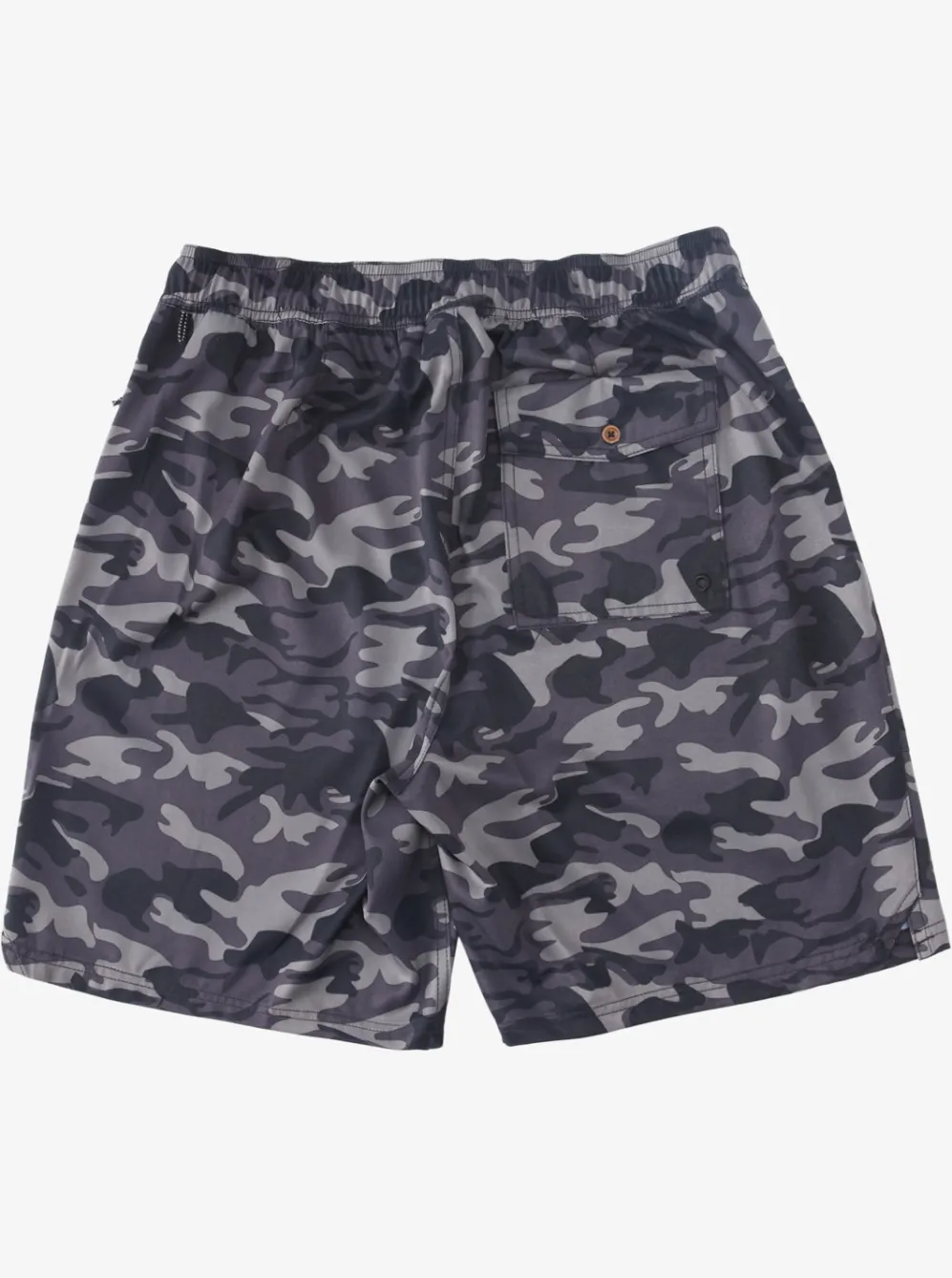 Quiksilver Amphibians|Waterman Scout Zipper Print 19" Amphibian Boardshorts Black Camo Scout