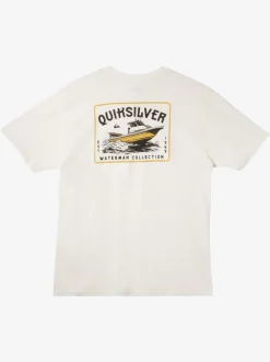 Quiksilver Tees|Waterman Sea Search Qt-Shirt Snow White