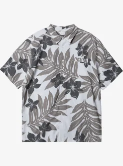Quiksilver Shirts & Polos|Waterman Shonan Short Sleeve Shirt White/Black