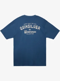 Quiksilver Tees|Waterman Shop T-Shirt Ensign Blue