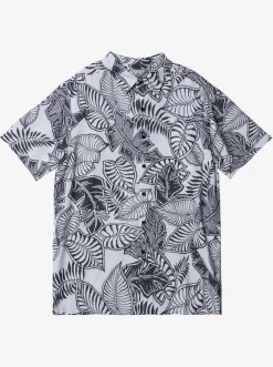 Quiksilver Shirts & Polos|Waterman Siesta Short Sleeve Shirt Black / Wht