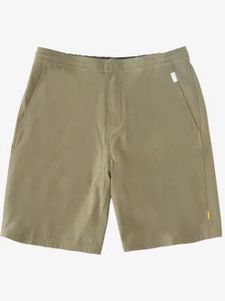 Quiksilver Amphibians|Waterman Suva 20" Amphibian Boardshorts Dusty Olive