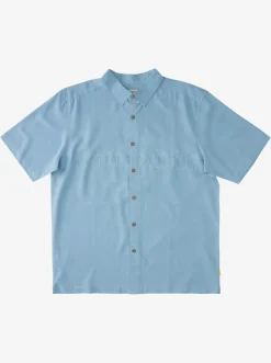 Quiksilver Shirts & Polos|Waterman Tahiti Palms Premium Anti-Wrinkle Shirt Dusk Blue
