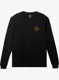Quiksilver Tees|Waterman Tails Up Long Sleeve T-Shirt Black
