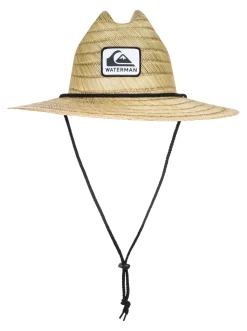 Quiksilver Hats|Waterman The Tier Straw Lifeguard Hat Natural