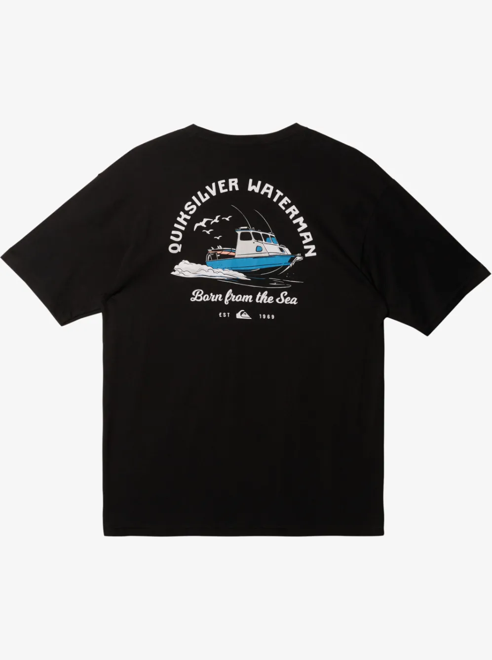 Quiksilver Tees|Waterman Todos Run T-Shirt Black
