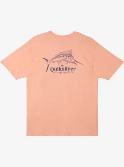 Quiksilver Tees|Waterman Trophy Catch Qt-Shirt Peach Pink