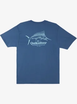 Quiksilver Tees|Waterman Trophy Catch Qt-Shirt Ensign Blue