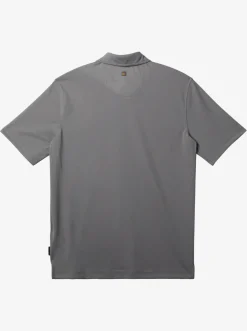 Quiksilver Shirts & Polos|Waterman Water Short Sleeve Polo Shirt Sharkskin
