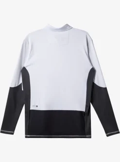 Quiksilver Rashguards|Waterman Waterman Piscator Polo Long Sleeve Upf 50 Surf T-Shirt White