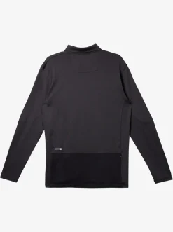 Quiksilver Rashguards|Waterman Waterman Piscator Polo Long Sleeve Upf 50 Surf T-Shirt Black