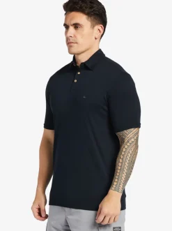 Quiksilver Shirts & Polos|Waterman Waterpolo Short Sleeve Polo Shirt Black