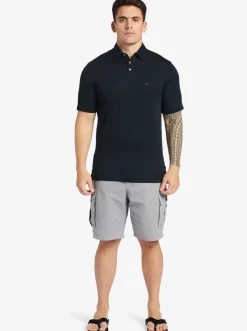 Quiksilver Shirts & Polos|Waterman Waterpolo Short Sleeve Polo Shirt Black