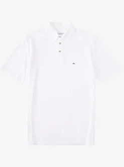 Quiksilver Shirts & Polos|Waterman Waterpolo Short Sleeve Polo Shirt White