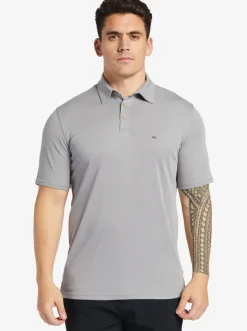 Quiksilver Shirts & Polos|Waterman Waterpolo Short Sleeve Polo Shirt Sharkskin