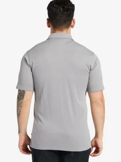 Quiksilver Shirts & Polos|Waterman Waterpolo Short Sleeve Polo Shirt Sharkskin