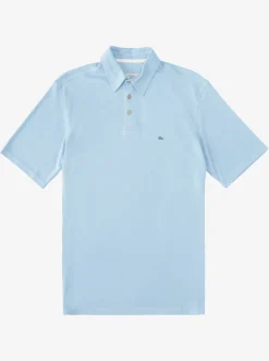 Quiksilver Shirts & Polos|Waterman Waterpolo Short Sleeve Polo Shirt Dusk Blue