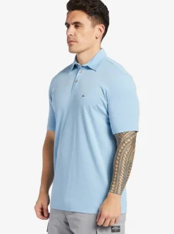 Quiksilver Shirts & Polos|Waterman Waterpolo Short Sleeve Polo Shirt Dusk Blue