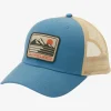 Quiksilver Hats|Weekend Rights Trucker Hat Aegean Blue