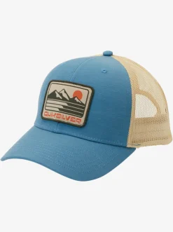 Quiksilver Hats|Weekend Rights Trucker Hat Aegean Blue