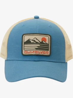 Quiksilver Hats|Weekend Rights Trucker Hat Aegean Blue