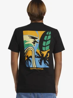 Quiksilver Tees|Weird Trip T-Shirt Black