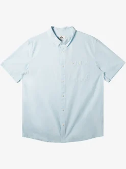 Quiksilver Shirts & Polos|Winfall Short Sleeve Shirt Clear Sky